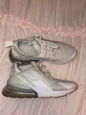 Nike Kid’s Air Max 270 Sneakers in White